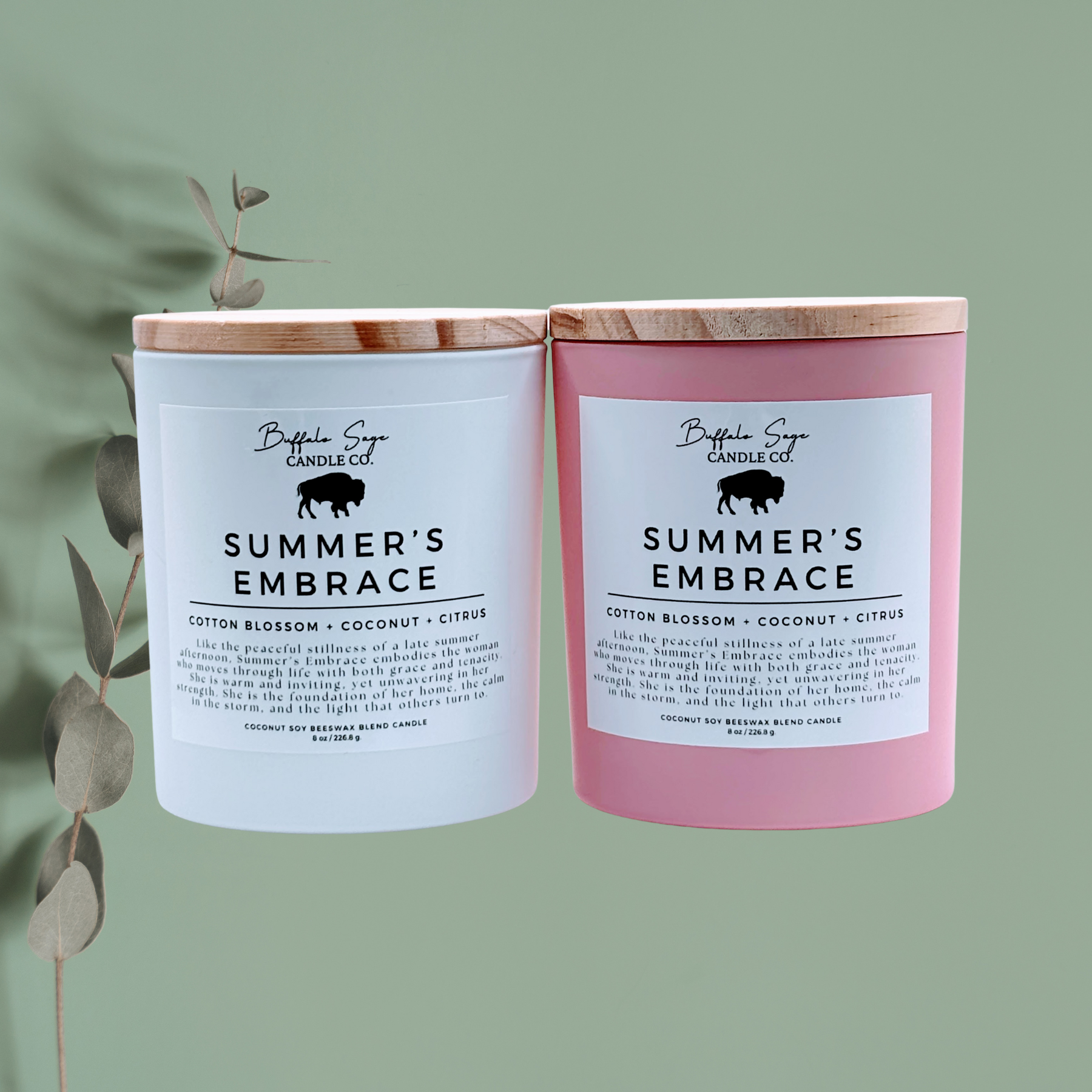 8 oz Summer's Embrace Candle