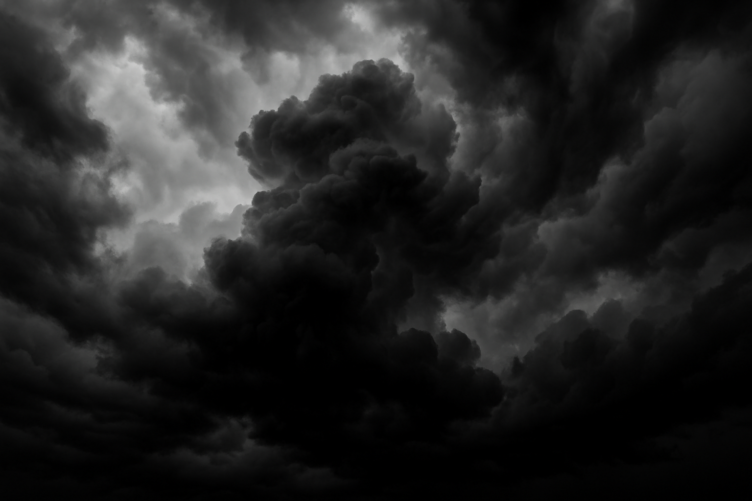 black and white background picture of storm clouds