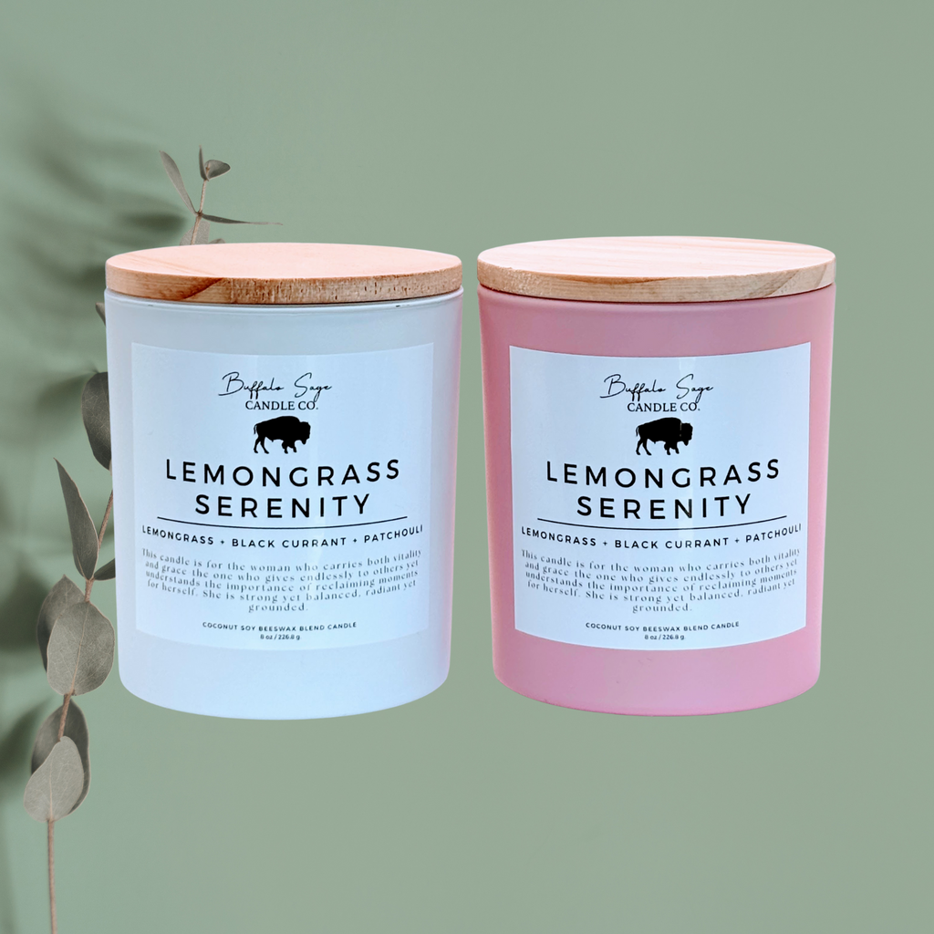 8 oz. Lemongrass Serenity Candle