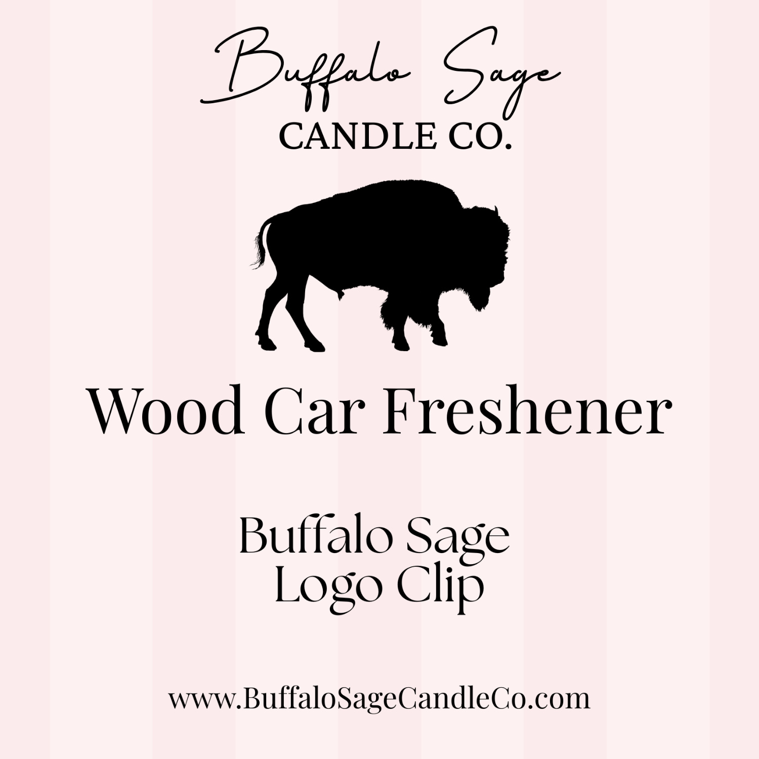 Buffalo Sage Light Logo Vent Clip