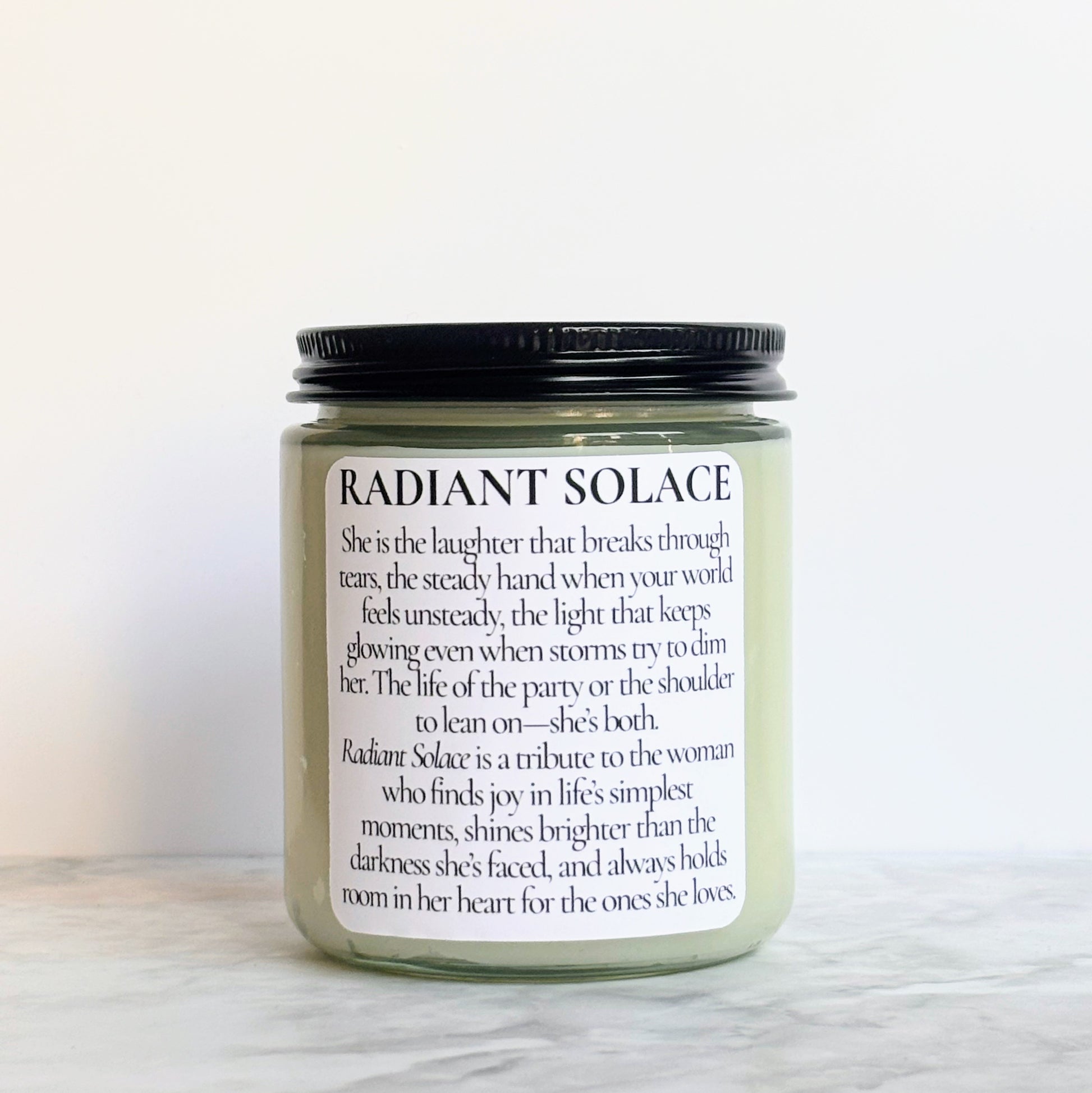 8 oz Radiant Solace Candle-Single Wick