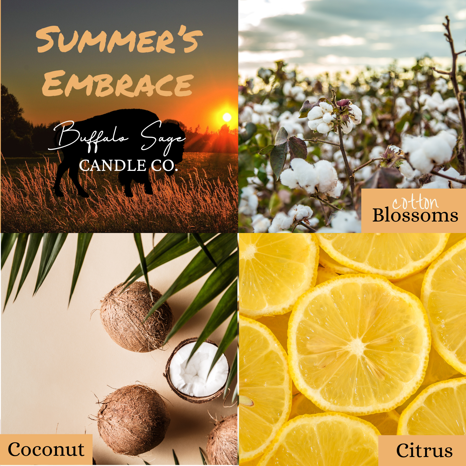 11 oz Summer's Embrace Candle