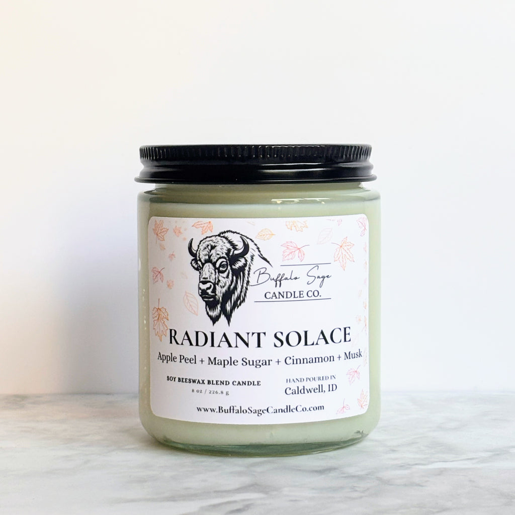 8 oz Radiant Solace Candle-Single Wick