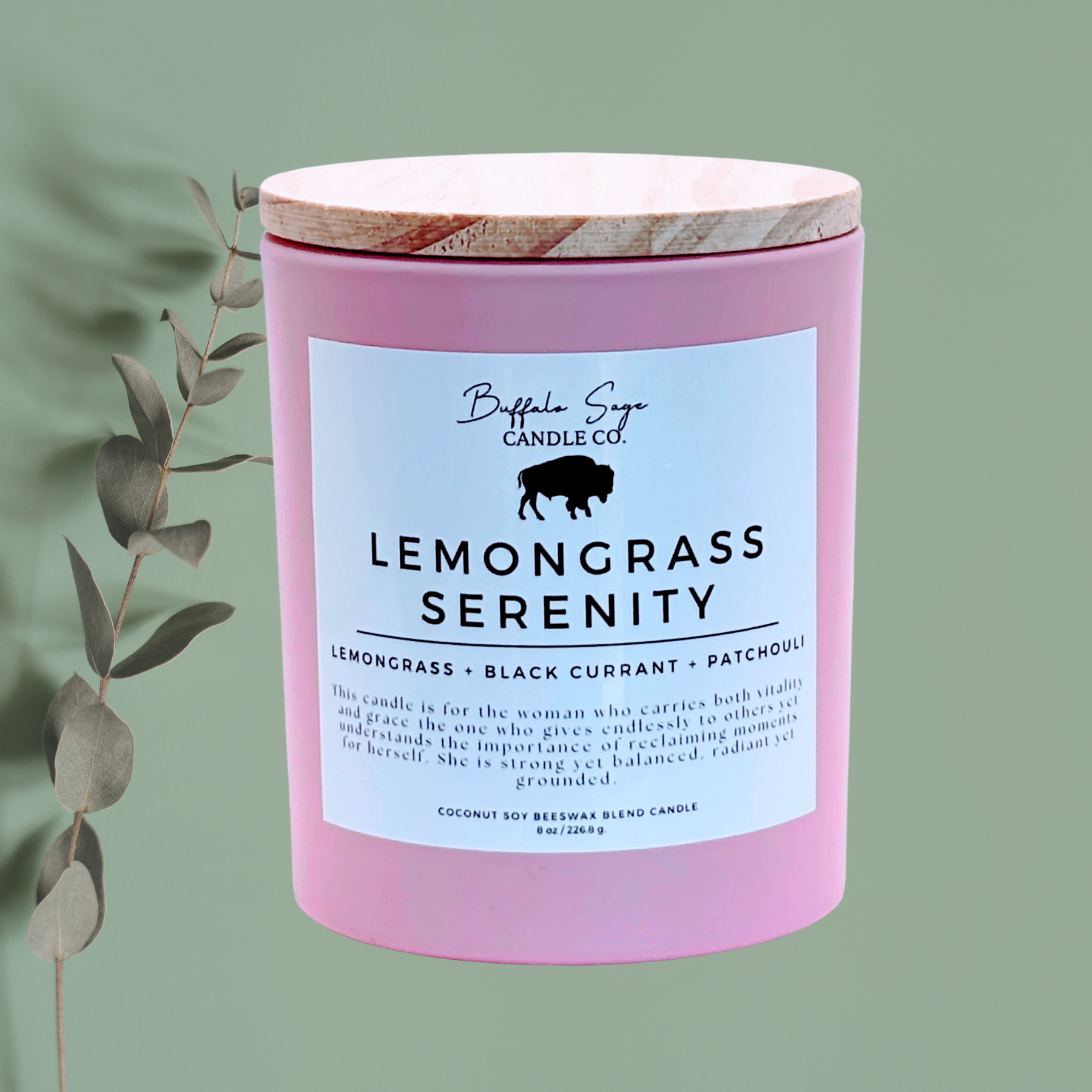 8 oz. Lemongrass Serenity Candle