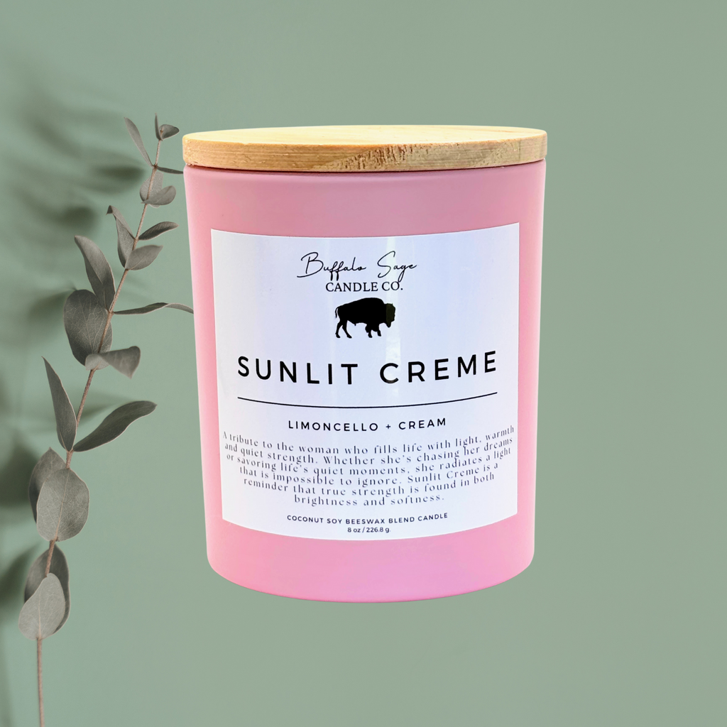 8 oz Sunlit Creme Candle