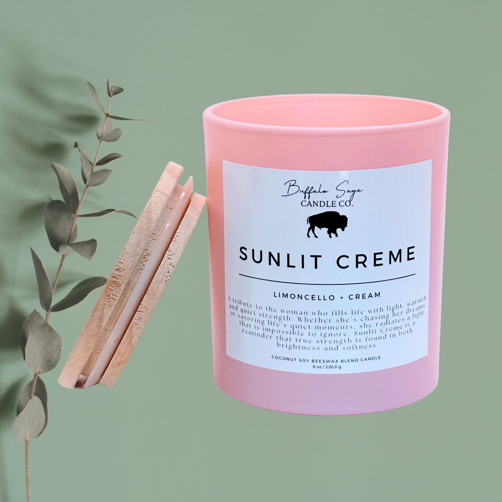 8 oz Sunlit Creme Candle