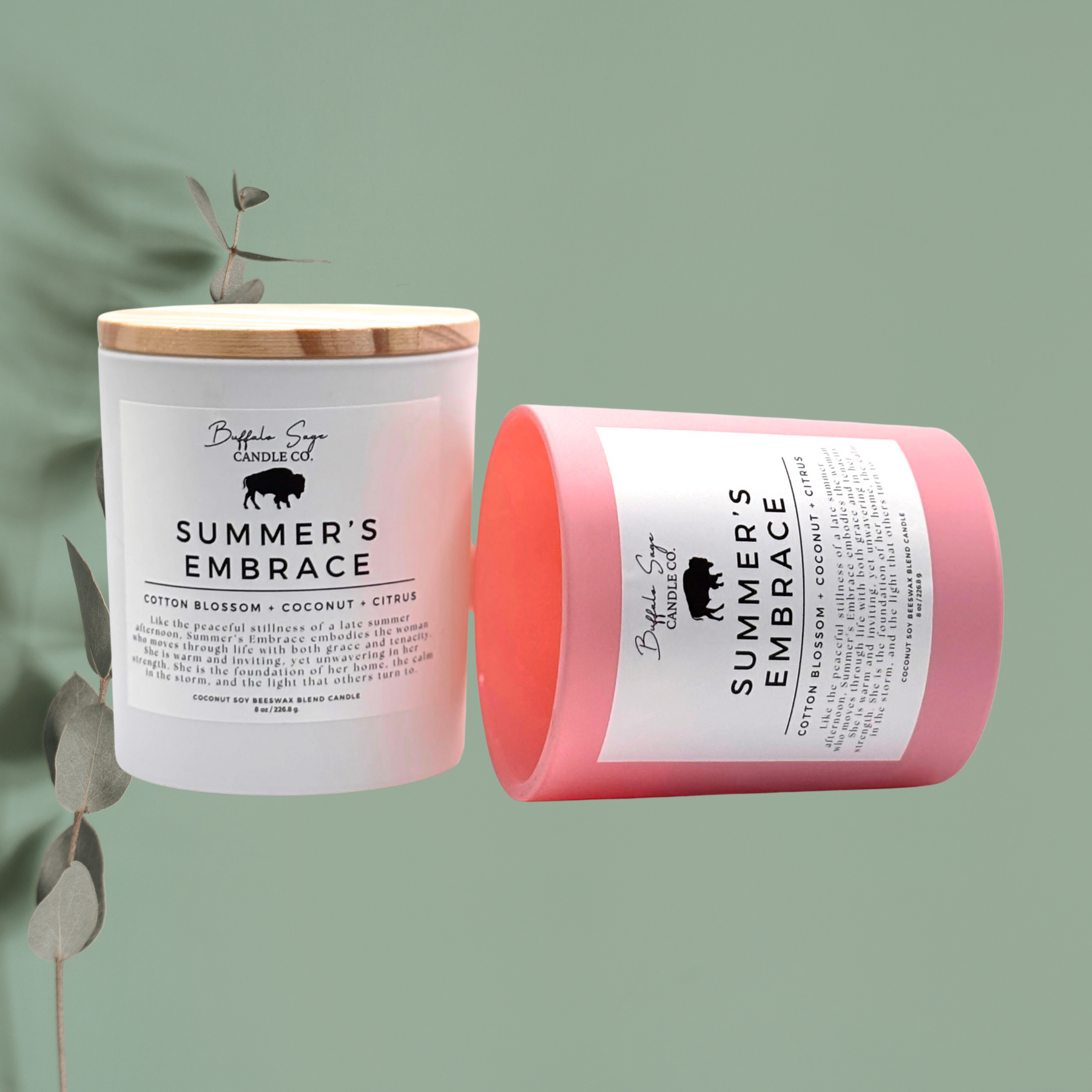 8 oz Summer's Embrace Candle