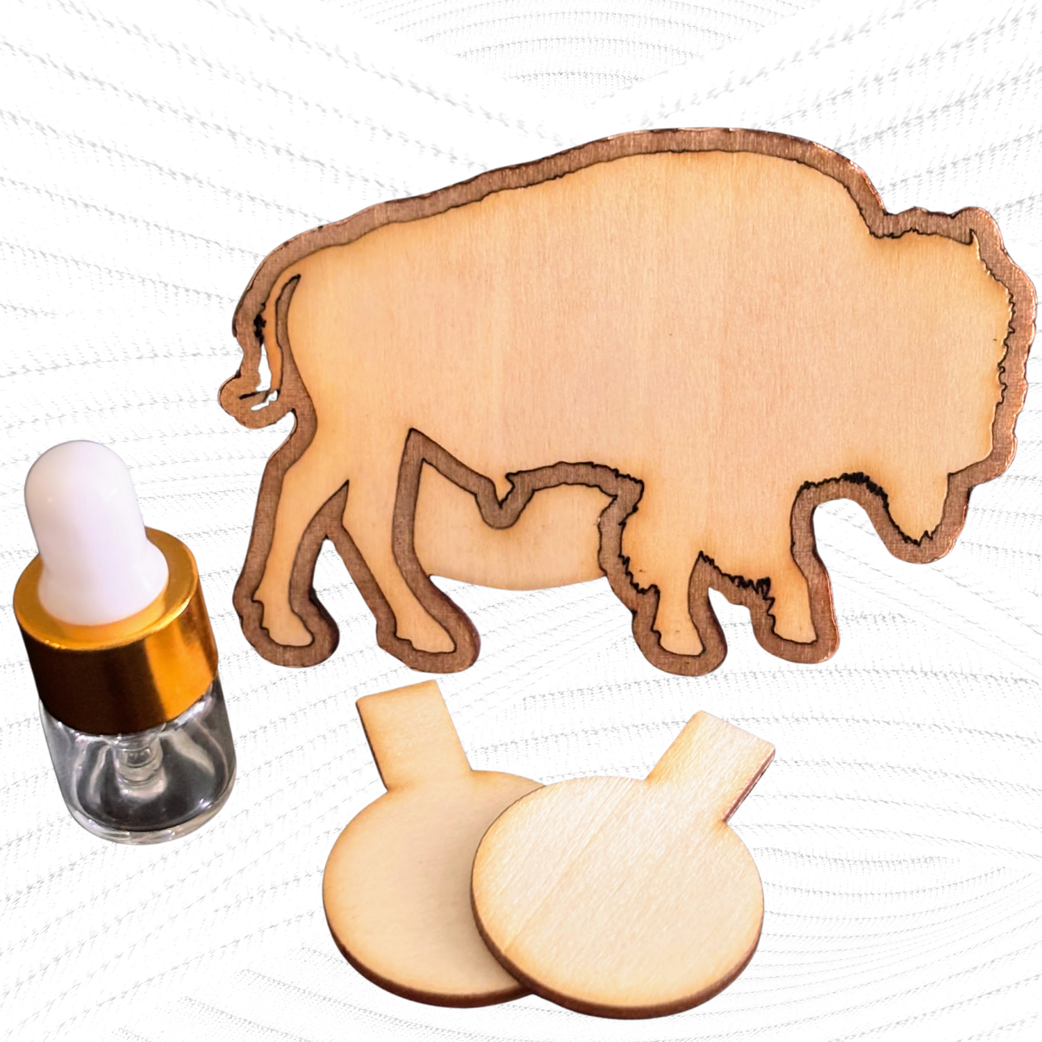Buffalo Sage Light Logo Vent Clip