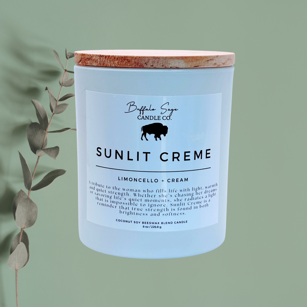 8 oz Sunlit Creme Candle