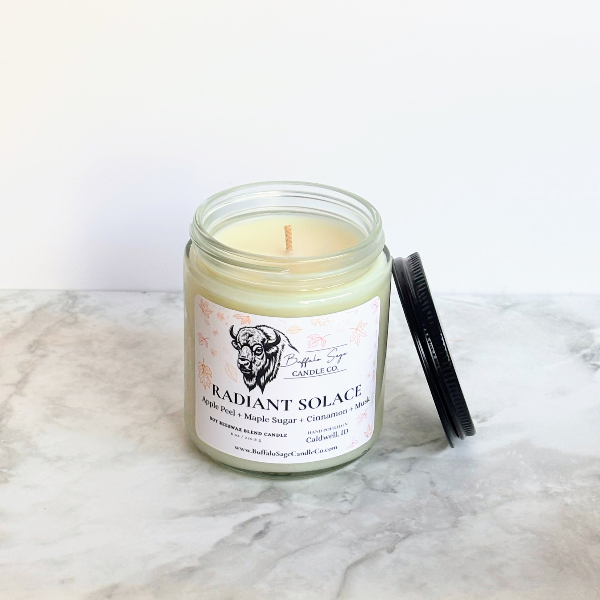 8 oz Radiant Solace Candle-Single Wick