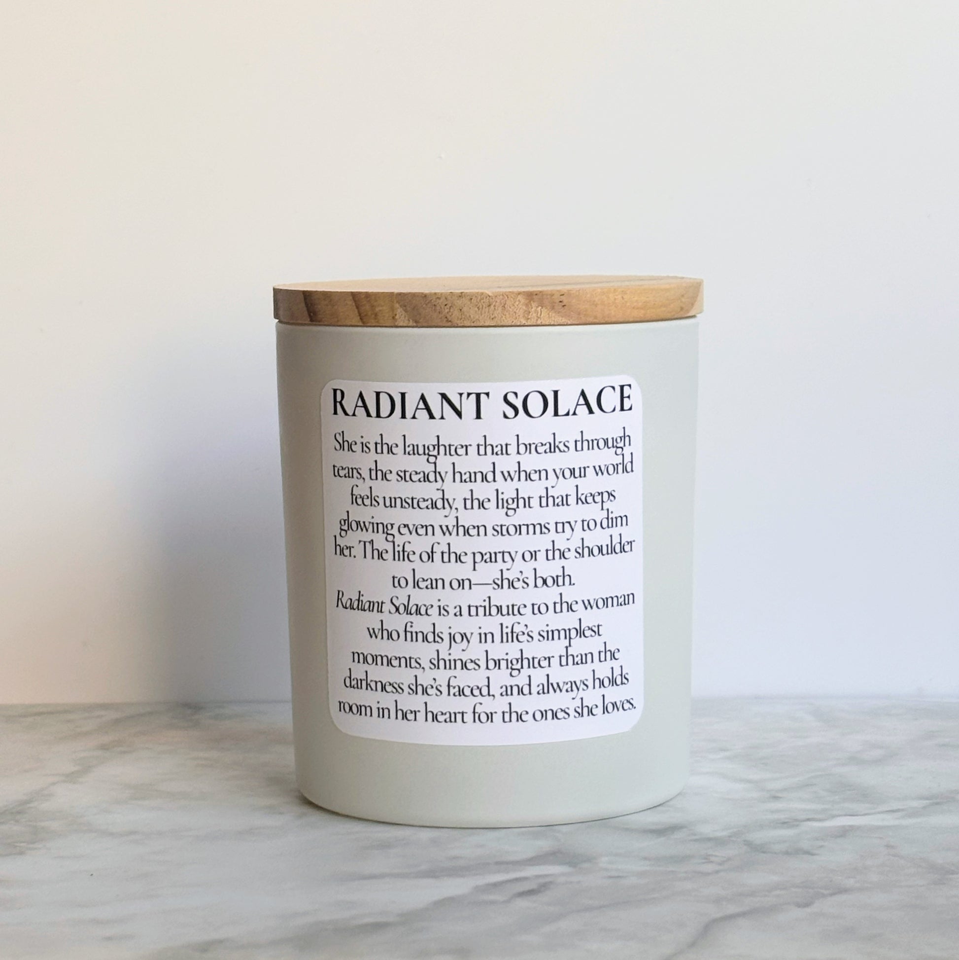 8 oz Radiant Solace Candle-Double Wick