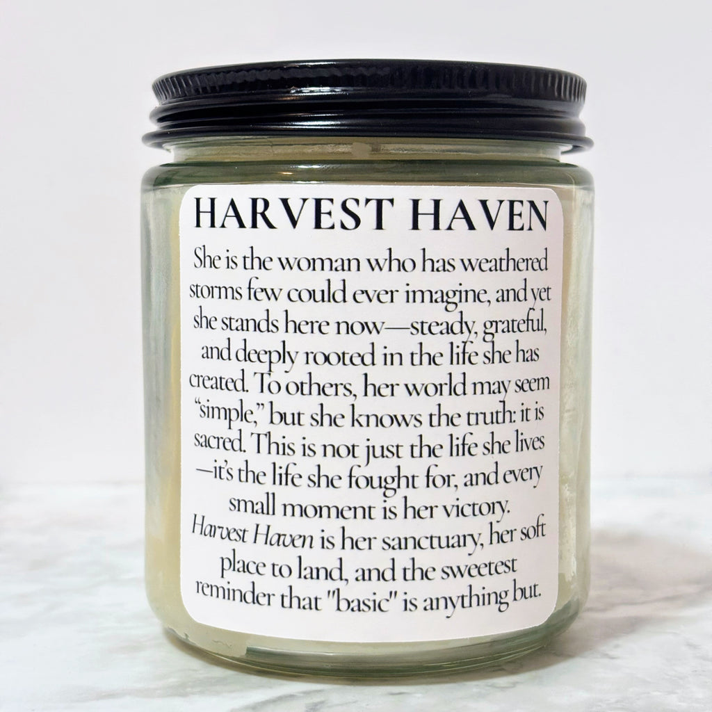 8 oz Harvest Haven Candle-Single Wick