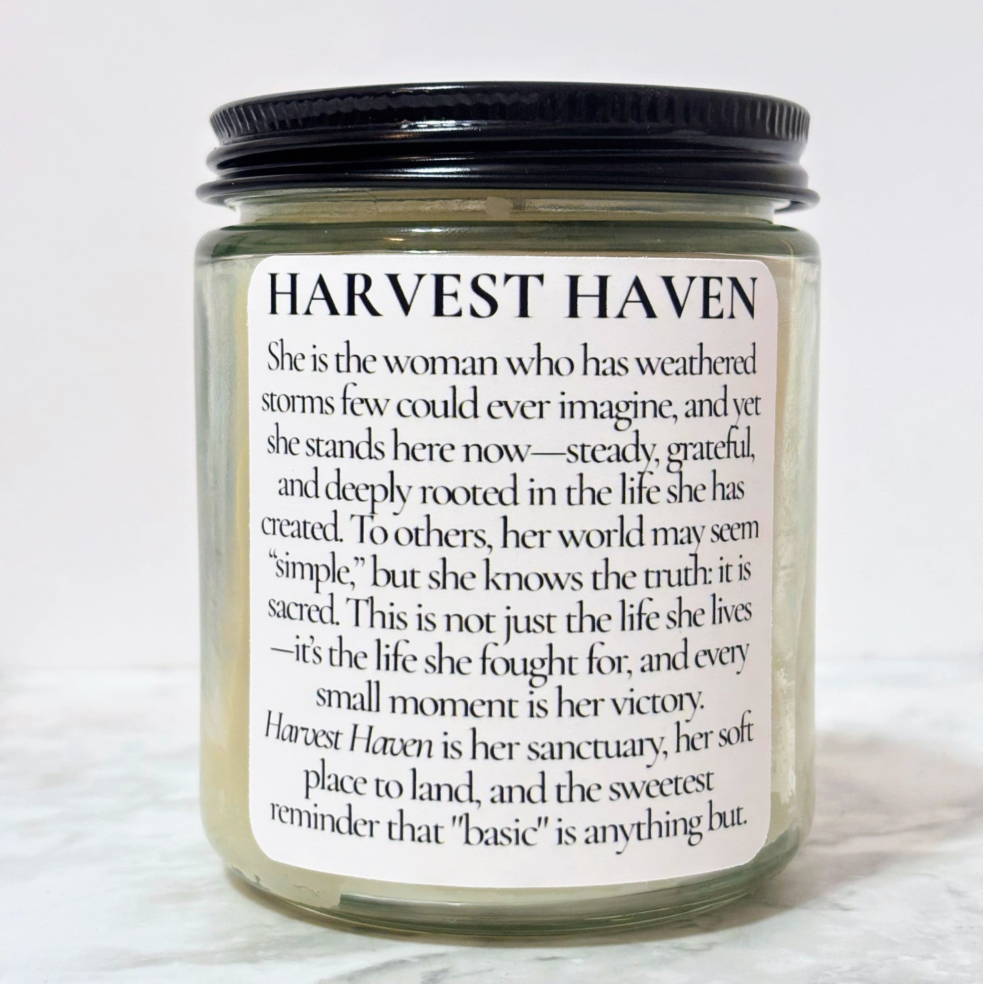 8 oz Harvest Haven Candle-Single Wick
