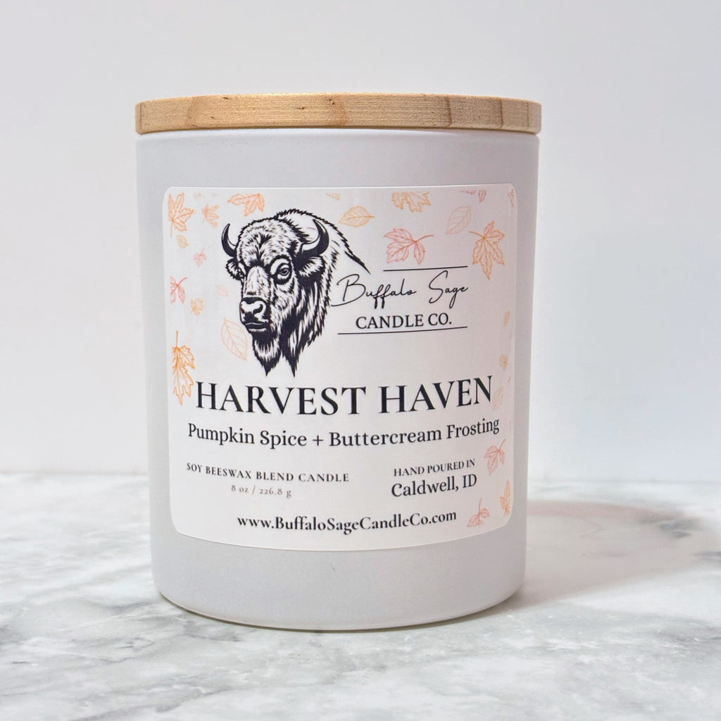 8 oz Harvest Haven Candle-Double Wick