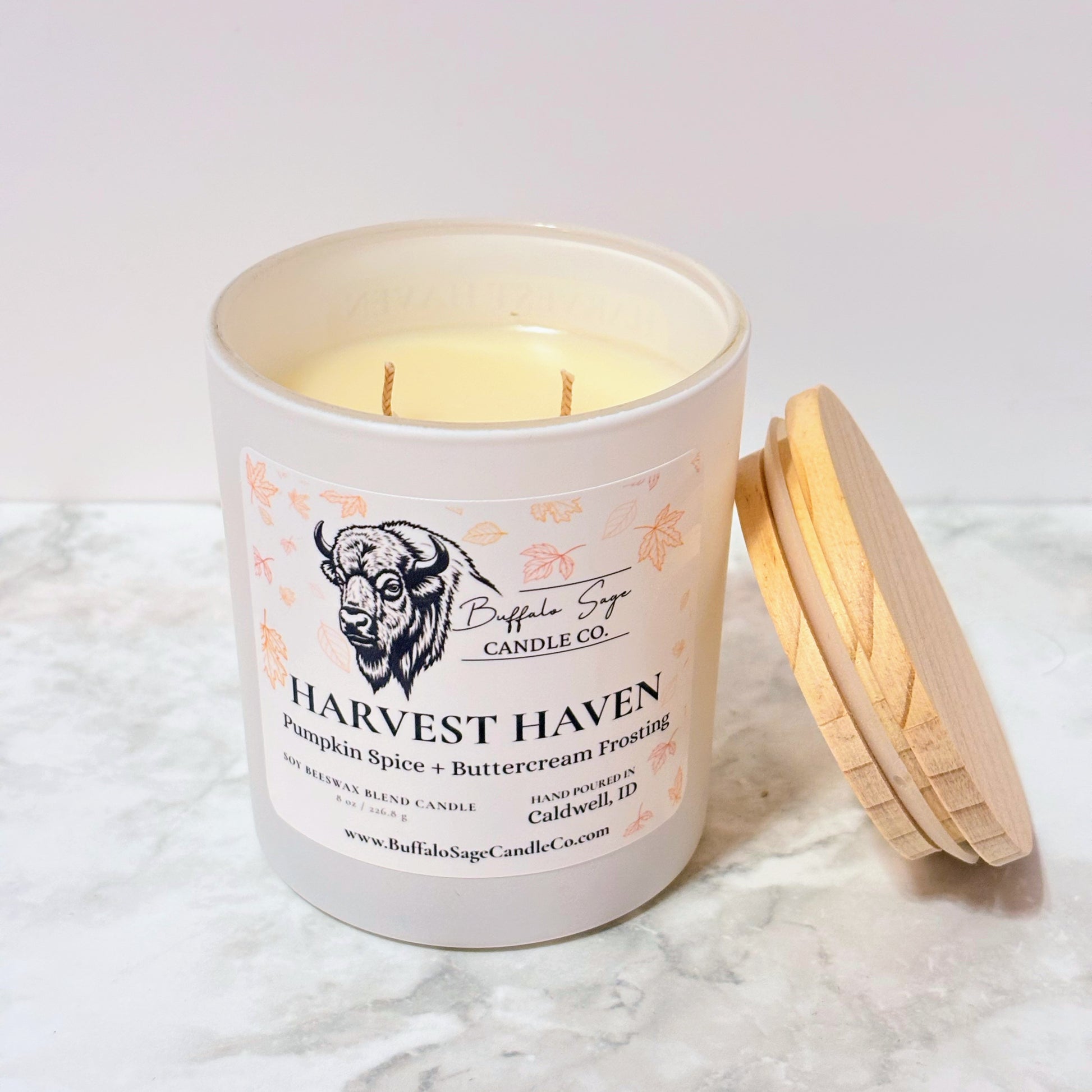 8 oz Harvest Haven Candle-Double Wick