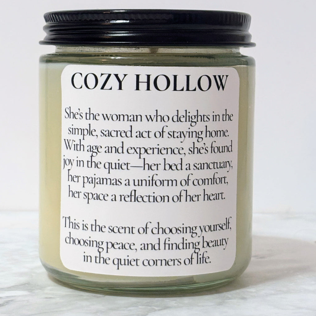 8 oz Cozy Hollow Candle-Single Wick
