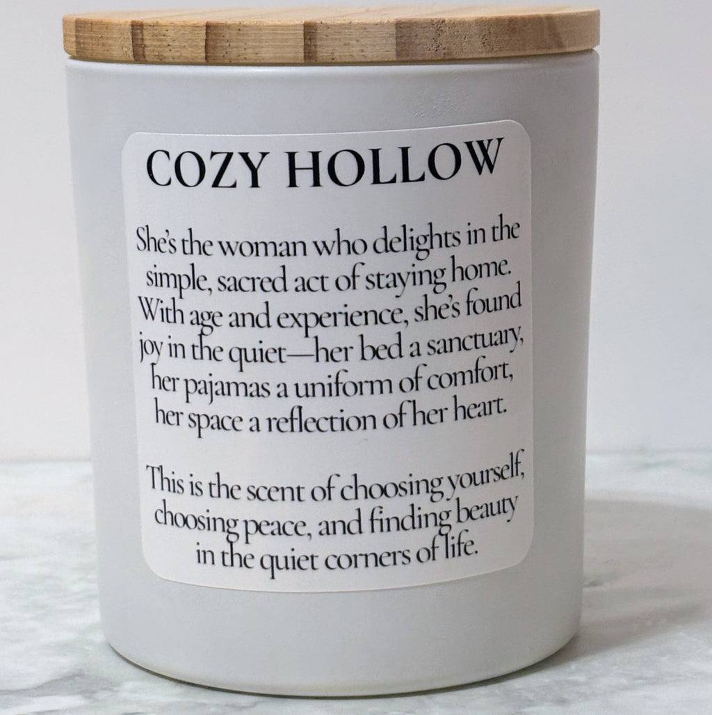 8 oz. Cozy Hollow Candle-Double Wick