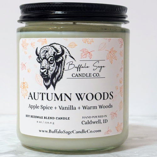8 oz Autumn Woods Candle-Single Wick
