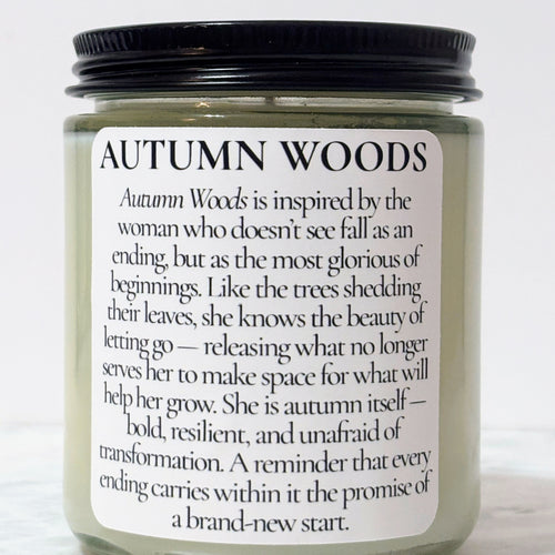 8 oz Autumn Woods Candle-Single Wick